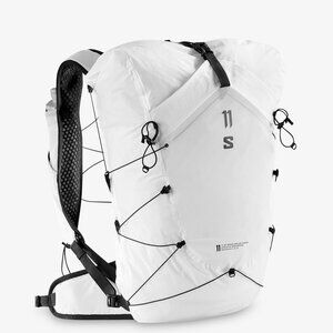 NEW BORIS BIDJAN SABERI 11 BBS x Salomon Hiking Backpack AB1 Bag White Black Ltd